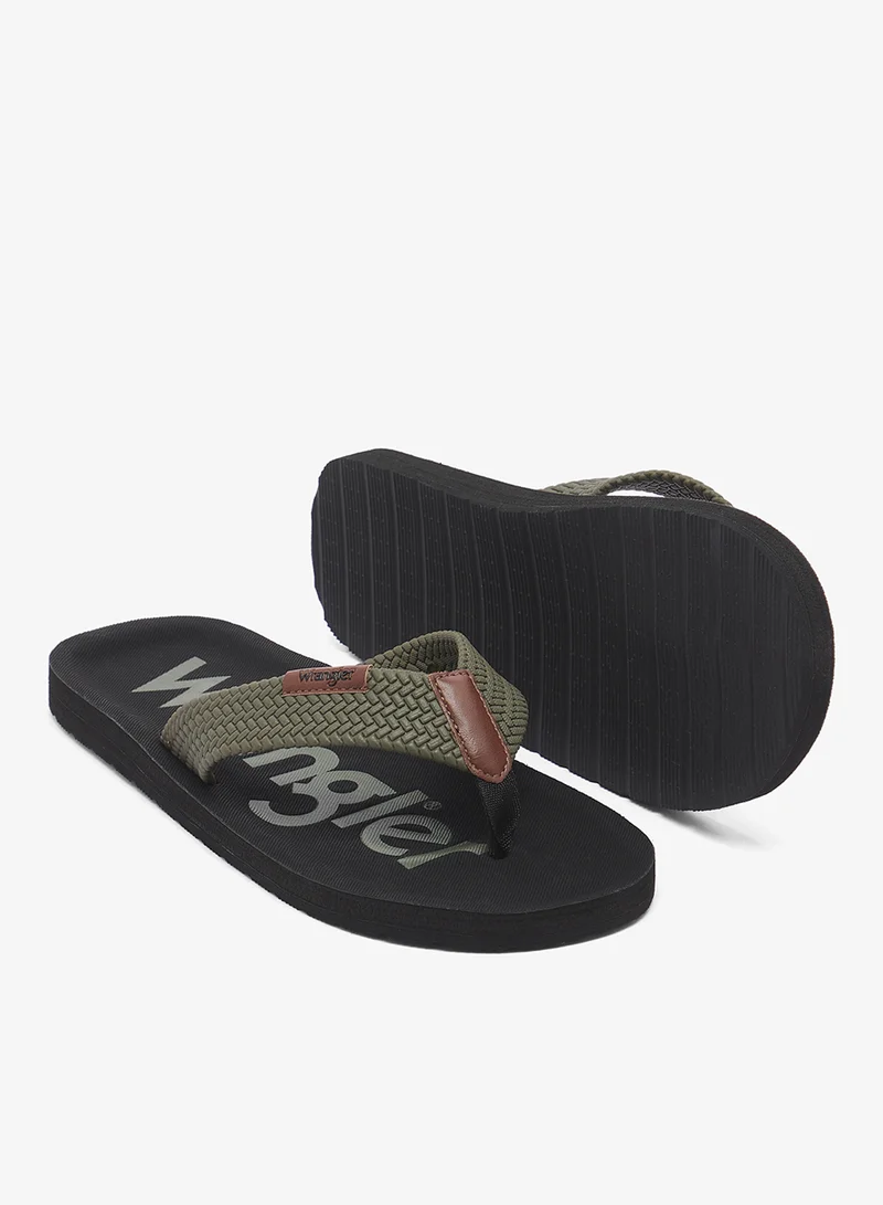 Wrangler DARK OLIVE/ BLACK Zane Low Top Flipflops for Men | Best Price UAE